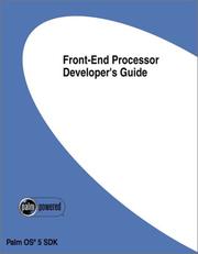 Cover of: Front End Processor (FEP) Developer's Guide by Inc. Palmsource, Inc. Palmsource