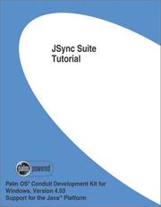 Cover of: JSync Suite Tutorial by Inc. Palmsource, Inc. Palmsource