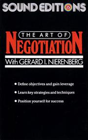 Cover of: The Art of Negotiation