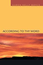 Cover of: According to Thy Word