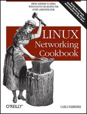 Cover of: Linux Networking Cookbook by Carla Schroder