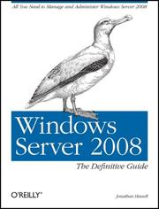 Cover of: Windows Server 2008 | Jonathan Hassell