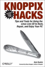 Cover of: Knoppix Hacks by Kyle Rankin