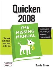 Cover of: Quicken 2008: The Missing Manual