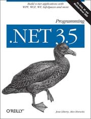 Cover of: Programming .NET 3.5 by Jesse Liberty, Alex Horovitz
