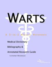 Cover of: Warts - A Medical Dictionary, Bibliography, and Annotated Research Guide to Internet References by ICON Health Publications