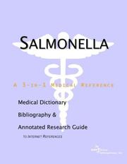 Cover of: Salmonella - A Medical Dictionary, Bibliography, and Annotated Research Guide to Internet References by ICON Health Publications