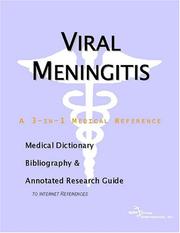 Cover of: Viral Meningitis - A Medical Dictionary, Bibliography, and Annotated Research Guide to Internet References by ICON Health Publications