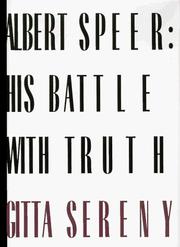 Cover of: Albert Speer by Gitta Sereny