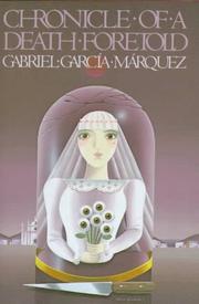 Cover of: Chronicle of a death foretold by Gabriel García Márquez