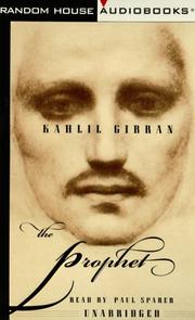 Cover of: The Prophet by Kahlil Gibran