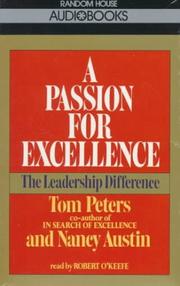 Cover of: A Passion for Excellence