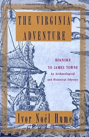 Cover of: The Virginia adventure by Ivor Noël Hume