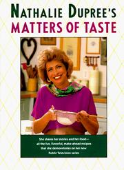 Cover of: Nathalie Dupree's matters of taste.