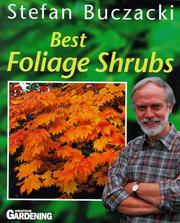 Cover of: Best Foliage Shrubs (Best ...) by Stefan T. Buczacki