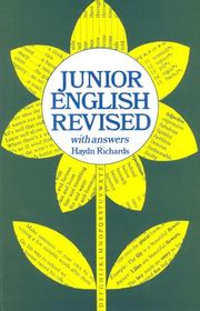 Cover of: Junior English Revised (Junior English) by W.Haydn Richards