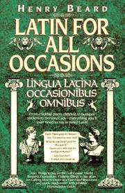 Cover of: Latin for all occasions by Henry Beard