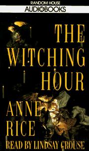 Cover of: The Witching Hour (Anne Rice) by Anne Rice