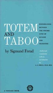 Cover of: Totem and Taboo by Sigmund Freud