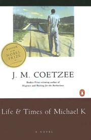 Cover of: Life And Times Of Michael K. by J. M. Coetzee