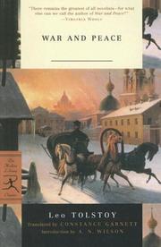 Cover of: War And Peace by Lev Nikolaevič Tolstoy