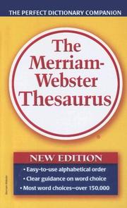 Cover of: Merriam-webster Thesaurus