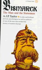Cover of: Bismarck by A. J. P. Taylor