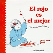 Cover of: Rojo Es El Mejor/Red Is Best (Jardin de los Ni~nos)