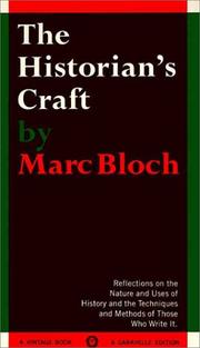 Cover of: Historians Craft