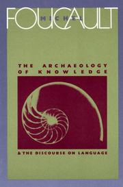 Cover of: The Archaeology of Knowledge & The Discourse on Language by Michel Foucault