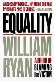 Cover of: Equality