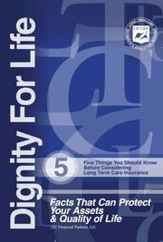Cover of: Dignity for Life | LTC Financial Partners; LLC