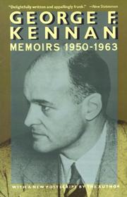 Cover of: Memoirs, 1950-1963