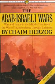 The Arab-Israeli Wars by Chaim Herzog, Shlomo Gazit