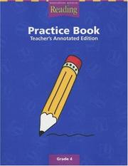 Cover of: A Legacy of Reading Practice Book Teacher Annotated Edition Level 4