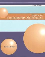 Cover of: Topics in Contemporary Mathematics, Eighth Edition (Custom)
