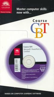 Cover of: Course CBT: Microsoft PowerPoint 2000 Certified