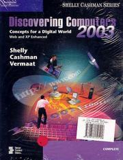 Cover of: Discovering Computers 2003 | Gary B. Shelly