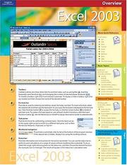 Cover of: Microsoft Excel 2003: Coursecard