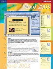 Cover of: Course Ilt Microsoft Word 2003: Coursecard