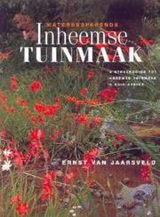 Cover of: Waterbesparende Tuinmaak by Ernst van Jaarsveld