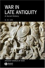 Cover of: War in Late Antiquity