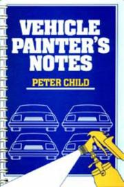 Cover of: Vehicle Painter's Notes