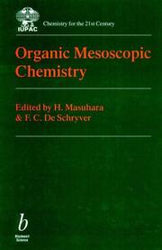 Cover of: Organic Mesoscopic Chemistry (IUPAC Chemical Data Series)