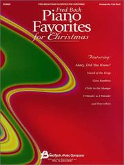 Cover of: Fred Bock Piano Favorites for Christmas: Piano Solo