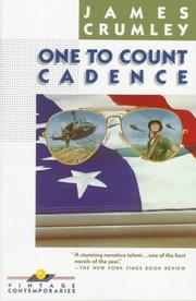 Cover of: One to count cadence by James Crumley