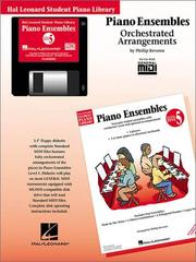 Cover of: Piano Ensembles - Level 5 - GM Disk: Hal Leonard Student Piano Library