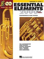 Cover of: Essential Elements 2000, Book 1 Plus DVD by Hal Leonard Corp., Hal Leonard Corp.