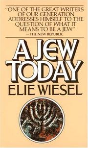 Juif aujourd'hui by Elie Wiesel