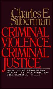 Cover of: Criminal Violence/Justice